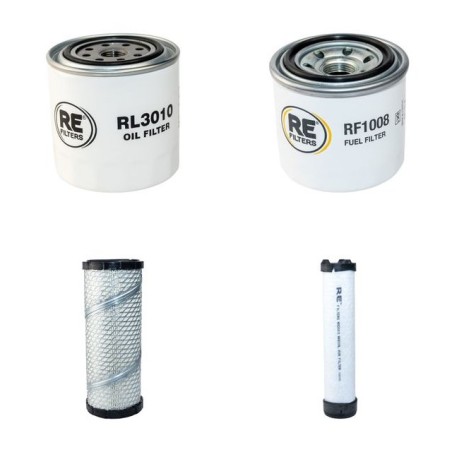 KUBOTA L2500 DT Filter Service Kit w Kubota D1403-AE Eng. SN Dual Air