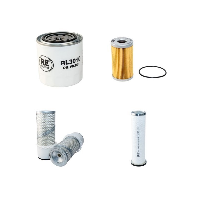 Filter Kit for Kubota L 2550 DT Air, Oil, Fuel Filters