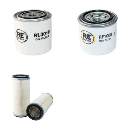 Filter Kit for Kubota L 2600 DT with Kubota D 1403AE Engine
