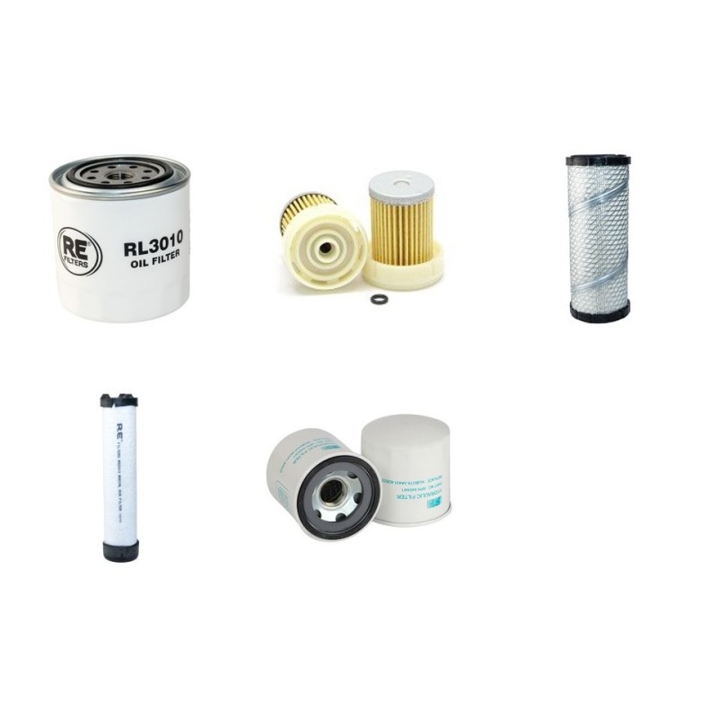 Filter Kit for Kubota L 2800 DT/F with Kubota D 1403ME2A Engine