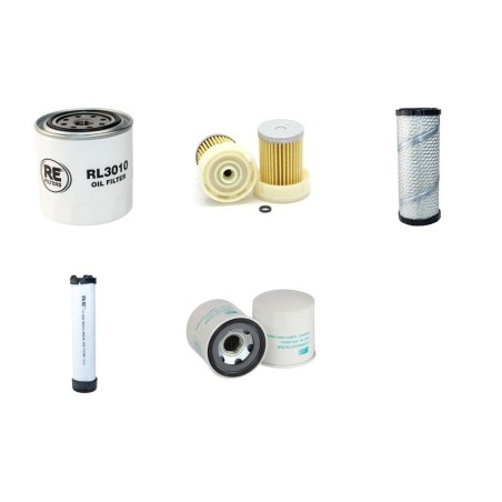Filter Kit for Kubota L 2800 DT/F with Kubota D 1403ME2A Engine