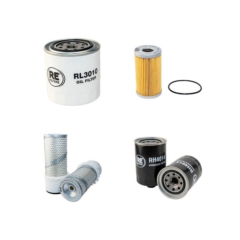 Filter Kit for Kubota L 2850 DT with Kubota V 1702DIA Engine Serial No 50574-