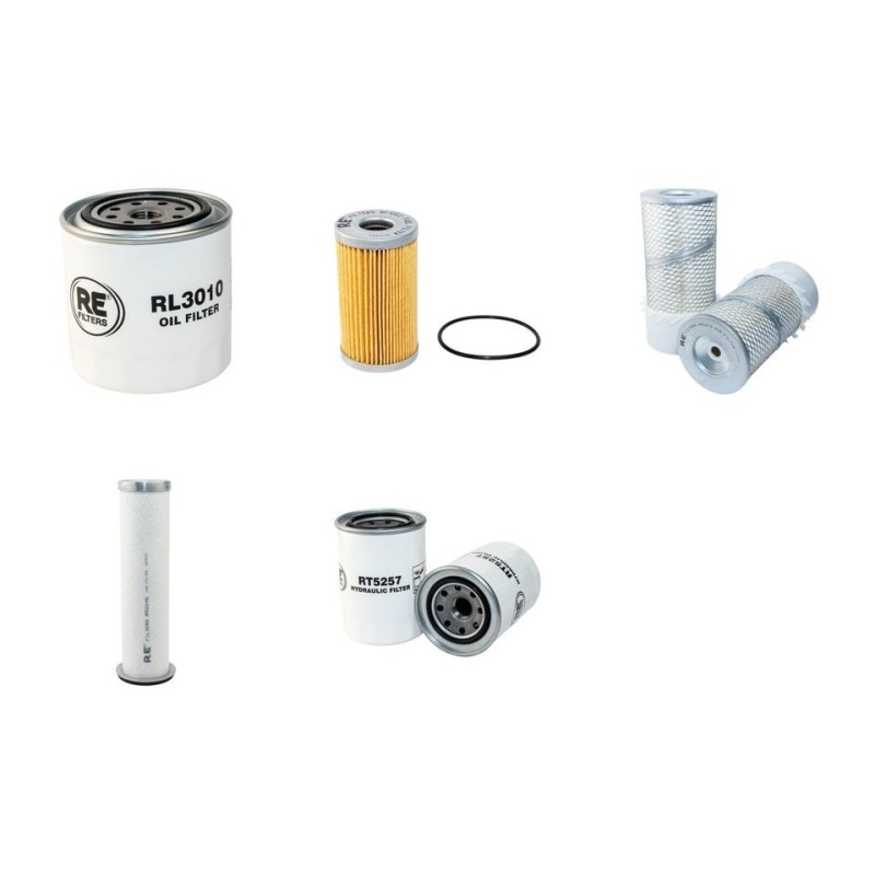 Filter Kit for Kubota L 2850 DT with Kubota V1702-DI-A Engine SN Dual Air