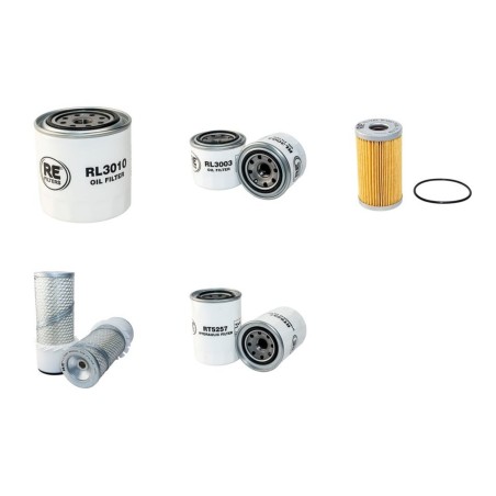 Filter Kit for Kubota L 2850 DT GST with Kubota V1702-DI-AE Engine SN Single Air