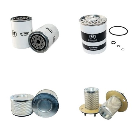 CAT VC 50 C Filter Service Kit Air Oil Fuel Filters w/Perkins  Eng.
