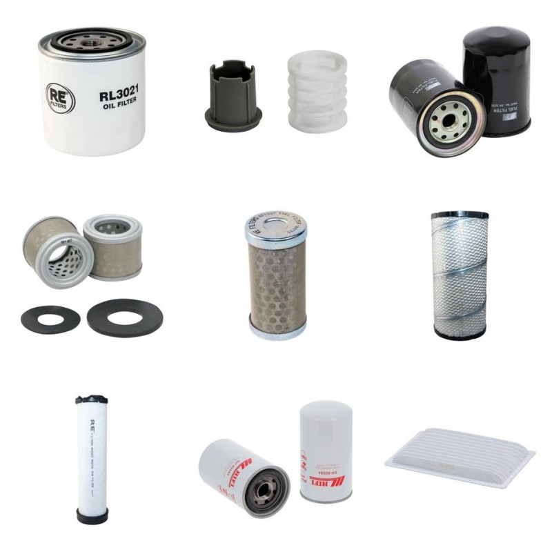 Filter Kit for Kubota M 110 G x with Kubota Engine 2012-