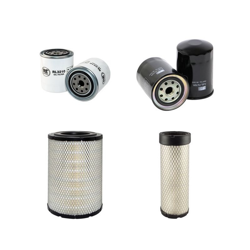 Filter Kit for Kubota M 125  xDT Air Oil Fuel Filters with Kubota Engine
