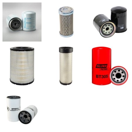 Filter Kit for Kubota M 126  x with Kubota V 6108-Ti-Crs Engine 2009-