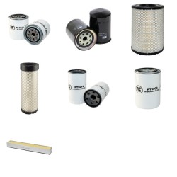 Kubota M128  xDT Filter Service Kit with Kubota Engine