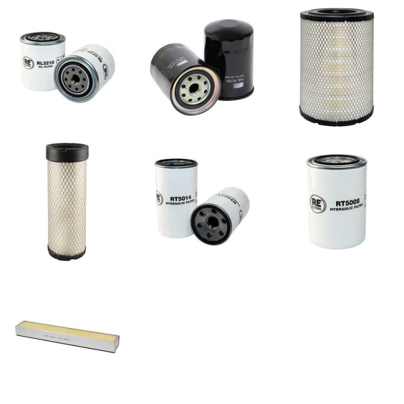 Filter Kit for Kubota M 128  xDT with Kubota Engine