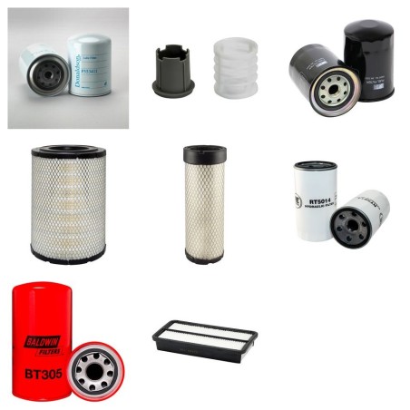 Filter Kit for Kubota M 130  x with Kubota V 6108 Engine YR 2010-