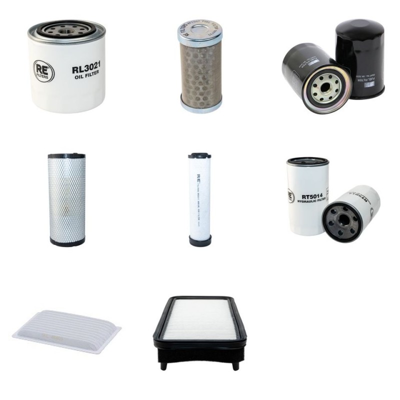 Filter Kit for Kubota M 6040 with Kubota V 3307-DI-TE3 Engine