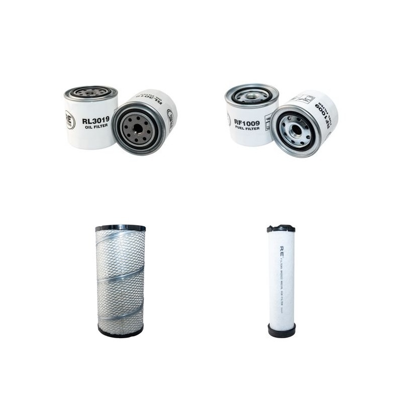 Kubota M8200, M8200N, ME8200 Filter Service Kit - Air, Oil, Fuel Filters