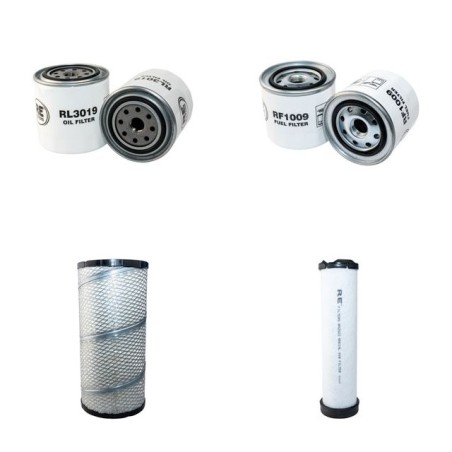 Kubota M8200, M8200N, ME8200 Filter Service Kit - Air, Oil, Fuel Filters