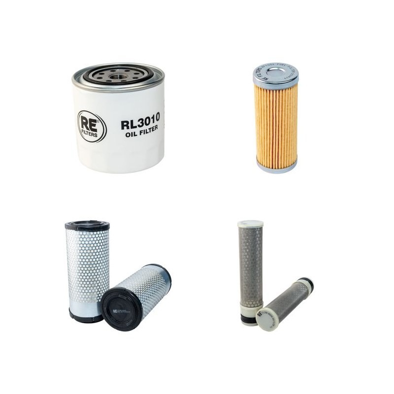 Filter Kit for Kubota STV 40 Air Oil Fuel Filters with Kubota D 1803M Engine