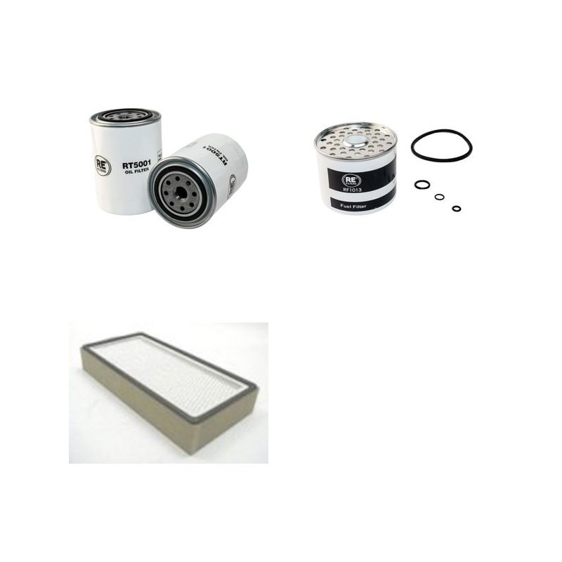 LANDINI 6580 (Landtronic) Filter Service Kit w/Perkins 4.236 Eng.