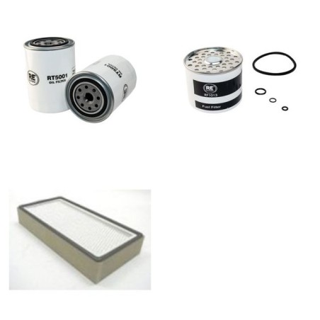 LANDINI 6580 (Landtronic) Filter Service Kit w/Perkins 4.236 Eng.