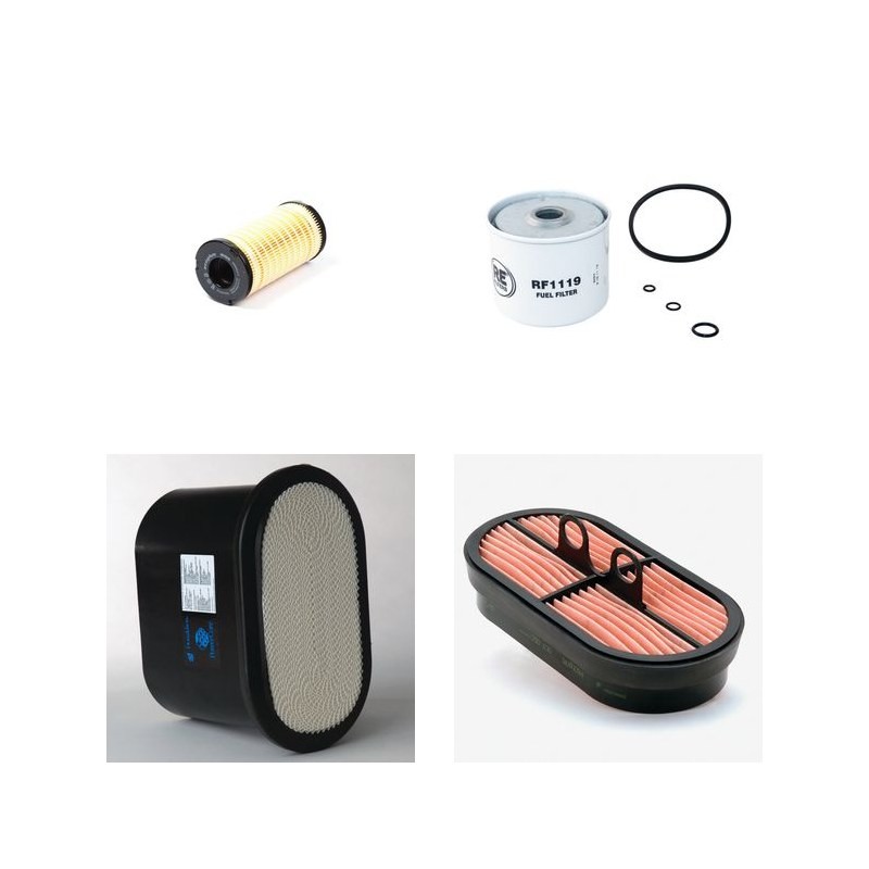 LANDINI 5-080 H Filter Service Kit w/Perkins 1104D-44 Eng. 2010-