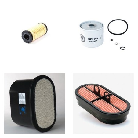 LANDINI 5-080 H Filter Service Kit w/Perkins 1104D-44 Eng. 2010-