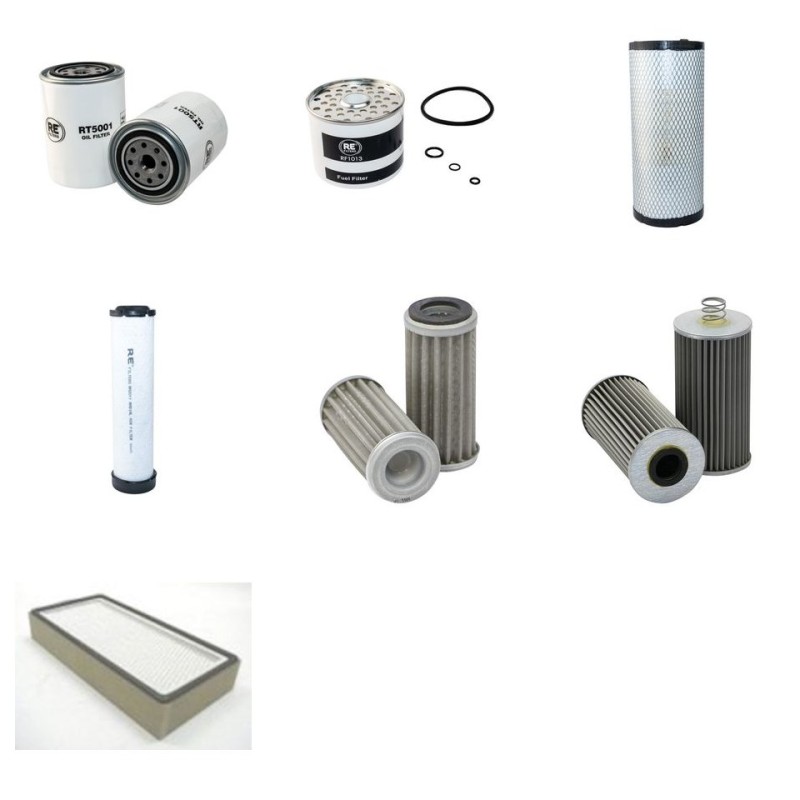 LANDINI BLIZZARD 75 Filter Service Kit w/Perkins AD4.236D Eng.