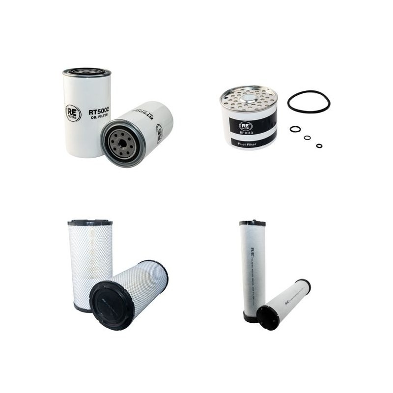 LANDINI LEGEND 160 NG Filter Service Kit Air Oil Fuel Filters w/Perkins 1006-60TW Eng.   YR  2001-