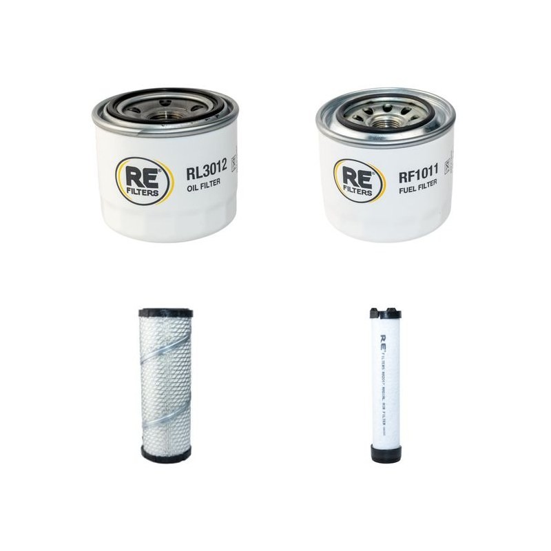 LANDINI MISTRAL 55 Filter Service Kit Air Oil Fuel Filters w/Yanmar 4 ZYL TURBO Eng.