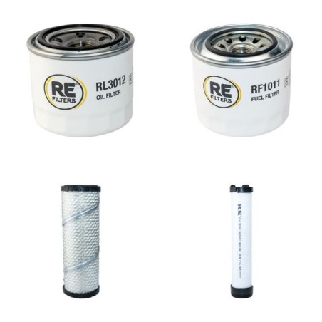 LANDINI MISTRAL 55 Filter Service Kit Air Oil Fuel Filters w/Yanmar 4 ZYL TURBO Eng.