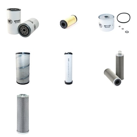 LANDINI POWERMONDIAL 120 Filter Service Kit w/Perkins 1104D-44T Eng. 2011-