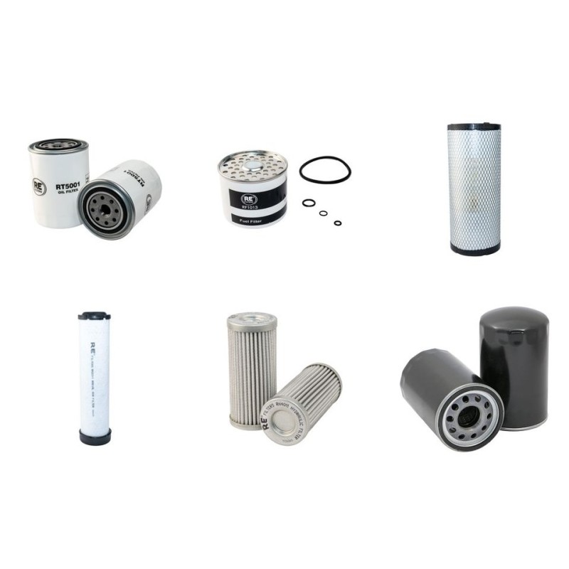 LANDINI REX 70 (F/L/GT/V) Filter Service Kit w/Perkins 1004-40 Eng. 1999-
