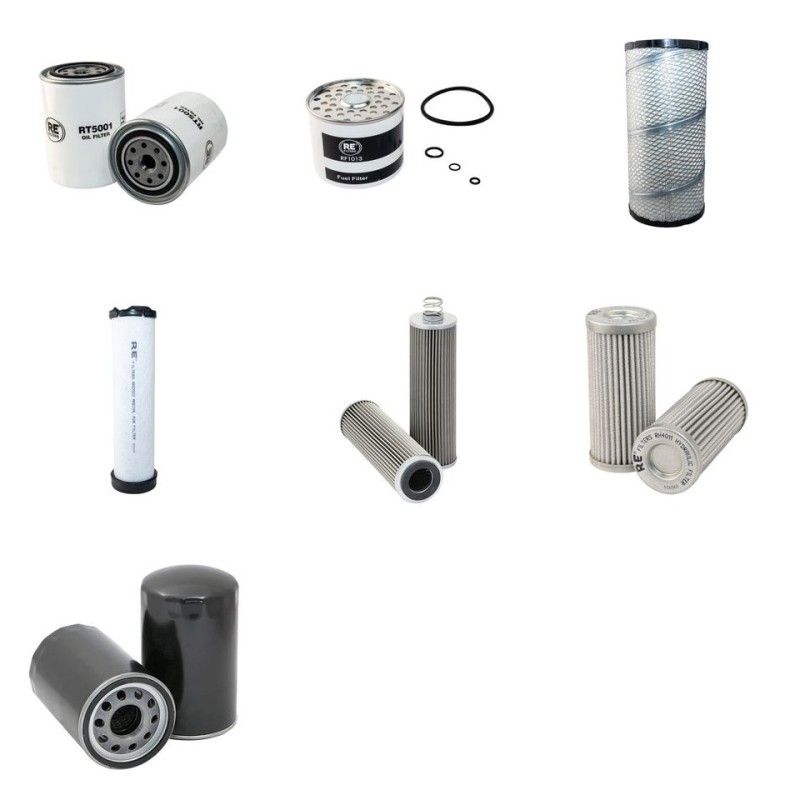 LANDINI REX 90 (F/GT) Filter Service Kit w/Perkins 1004-40T Eng. 1999-