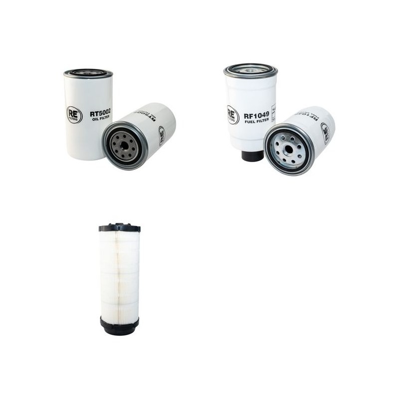 LINDNER GEOTRAC 80 Filter Service Kit Air Oil Fuel Filters w/Perkins 1004.4 Eng.   YR  1996-