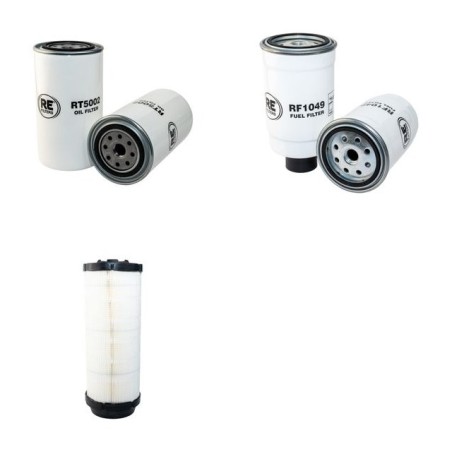 LINDNER GEOTRAC 80 Filter Service Kit Air Oil Fuel Filters w/Perkins 1004.4 Eng.   YR  1996-