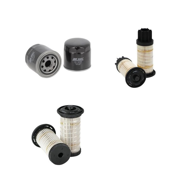 LINDNER GEOTRAC 84 EP Filter Service Kit w/Perkins 854E-E34TA Eng.