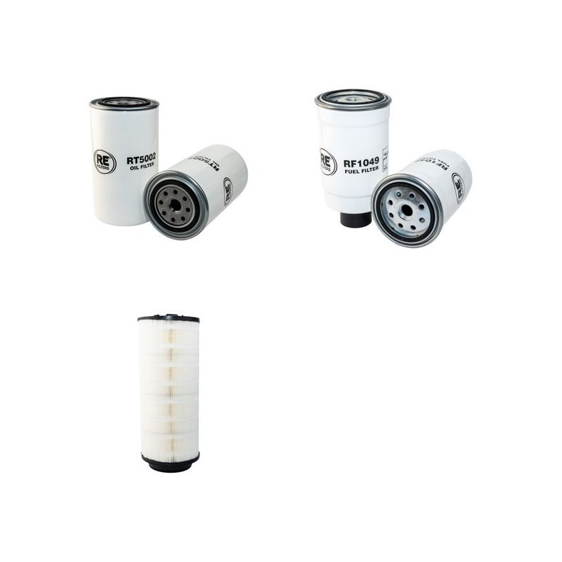 LINDNER GEOTRAC 100 Filter Service Kit Air Oil Fuel Filters w/Perkins 1004.4T Eng.   YR  1999-