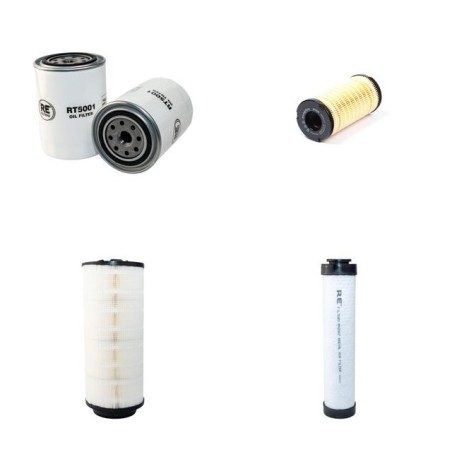 LINDNER UNITRAC 68 Filter Service Kit Air Oil Fuel Filters w/Perkins 1103C-33T Eng.   YR  2003-