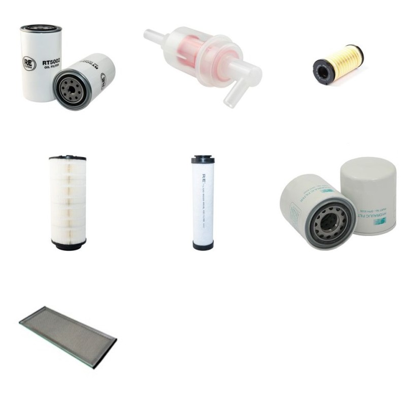 LINDNER UNITRAC 92 Filter Service Kit w/Perkins 1104C-44 TURBO Eng.