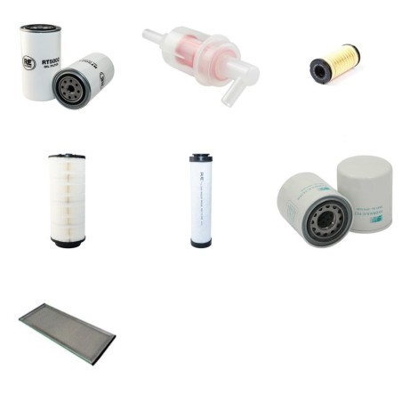 LINDNER UNITRAC 92 Filter Service Kit w/Perkins 1104C-44 TURBO Eng.