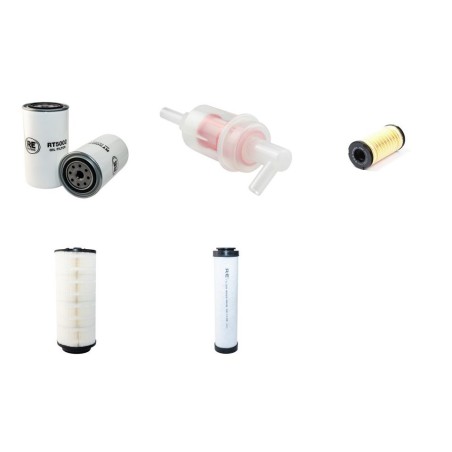 LINDNER UNITRAC 92 Filter Service Kit Air Oil Fuel Filters w/Perkins 1104C-44 TURBO Eng.