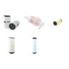 LINDNER UNITRAC 92 Filter Service Kit Air Oil Fuel Filters w/Perkins 1104C-44 TURBO Eng.