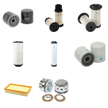 LINDNER UNITRAC 102 EP Filter Service Kit w/Perkins 1104D CR Eng.