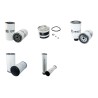 LOGSET 4-F Filter Service Kit Air Oil Fuel Filters w/Perkins 1004-40TW Eng.   YR  2007-