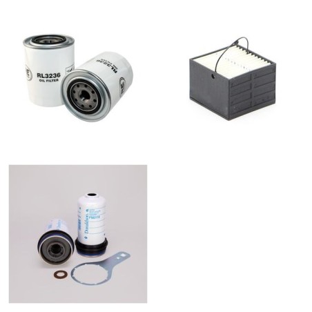LOGSET 4-F GT Filter Service Kit w/AGCO POWER 49 AWF Eng.   YR  2014-