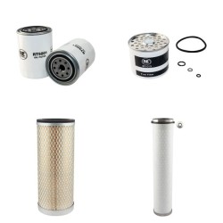 MASSEY FERGUSON MF 168 Filter Service Kit Air Oil Fuel Filters w/Perkins AD4.212/AD3.236/AD4.248 Eng.   Hyd Element - 41mm YR  7