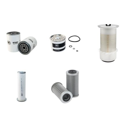 MASSEY FERGUSON MF 174 (F/S/V) Filter Service Kit w/Perkins A 4.236 Eng. SN  Air -Fins YR  1973-1983