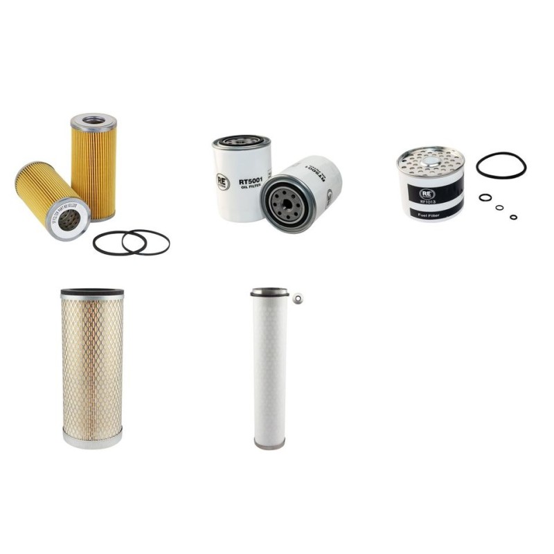 Massey Ferguson MF185, MF188 Filter Service Kit - Air, Oil, Fuel Filters