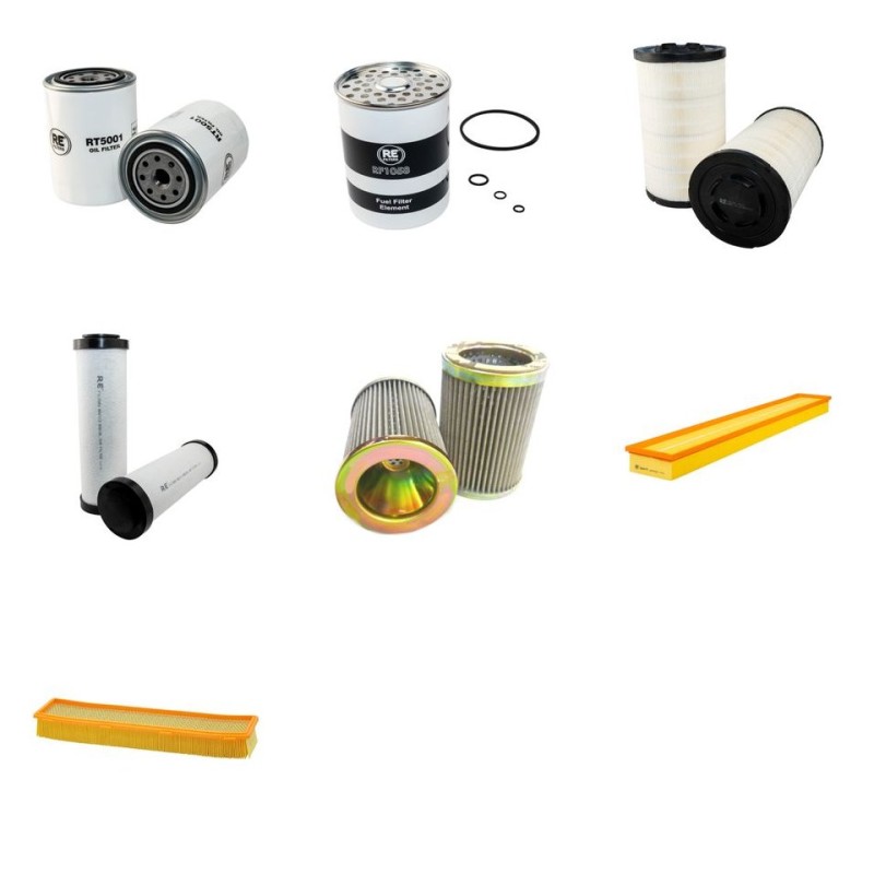 MASSEY FERGUSON MF 680 Filter Service Kit w/Perkins 1006.6T Eng.
