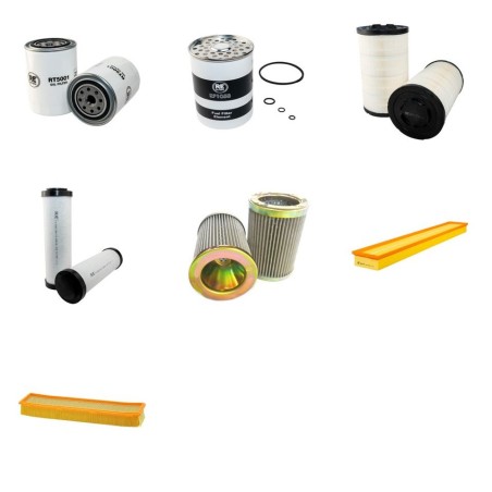MASSEY FERGUSON MF 680 Filter Service Kit w/Perkins 1006.6T Eng.