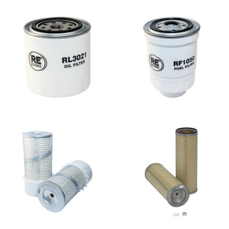 CESAB DRAGO HN 250 Filter Service Kit Air Oil Fuel Filters w/Kubota V3300 Eng.