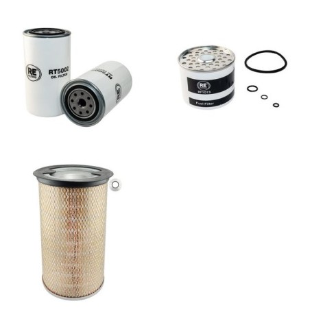 MASSEY FERGUSON MF 1105 Filter Service Kit Air Oil Fuel Filters w/Perkins A 6.354 TURBO Eng.