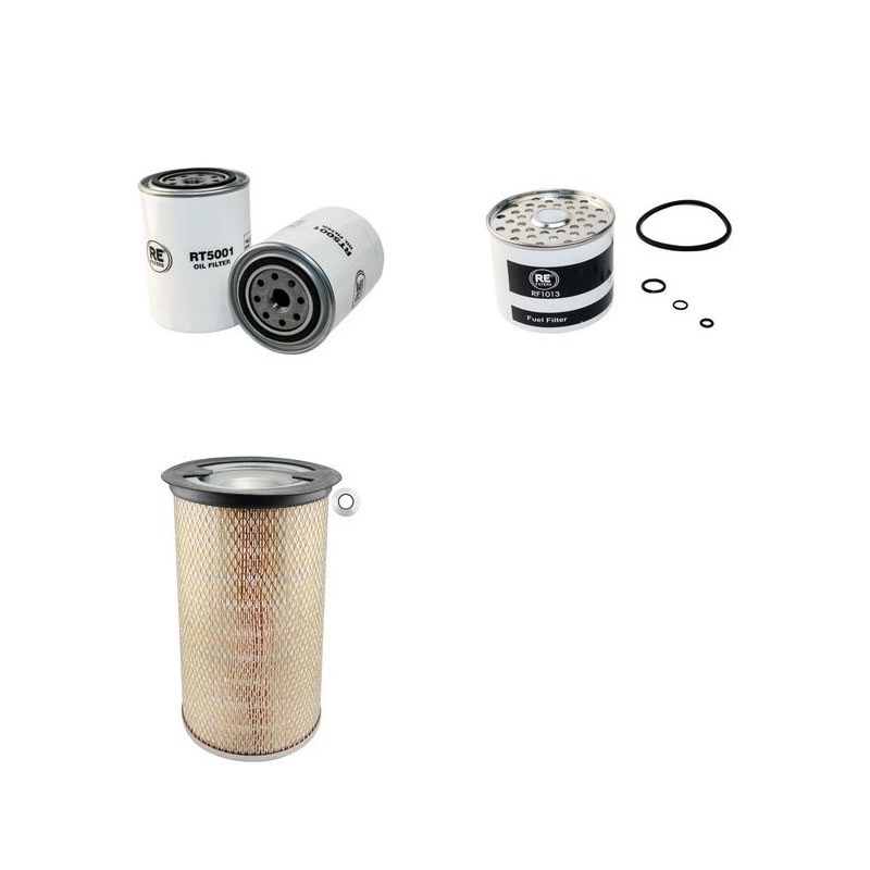 MASSEY FERGUSON MF 1155 Filter Service Kit Air Oil Fuel Filters w/AV 8.540 Eng.